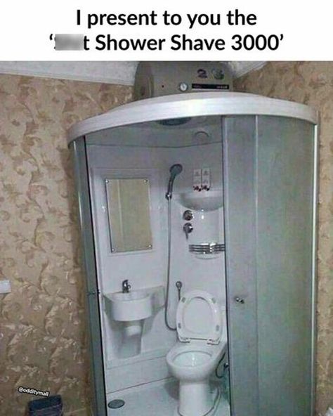 For The Person With Literally No Extra Time! Mini Bad, Bathroom Space Saver, Toilet Sink, Design Fails, Tiny House Bathroom, Bathroom Remodel Shower, Household Cleaning Tips, House Tiles, Tiny Bathroom