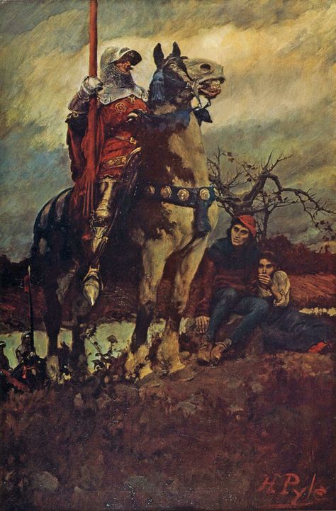 Era Victoria, Howard Pyle, Frederic Remington, American Illustration, Classical Antiquity, Art Ancien, Knight In Shining Armor, Medieval Knight, Wow Art