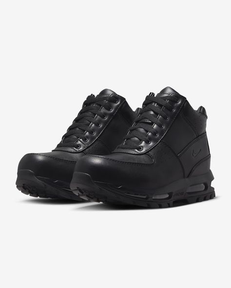 Nike Air Max Goadome Men's Boots. Nike.com Nike Acg Boots, Nice Sneakers, Nike Boots, Fav Shoes, Black Nike Shoes, Mens Nike Air, Comfortable Boots, Classic Boots, Nike Acg