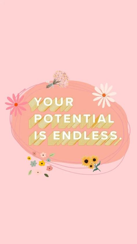 905056c1ac1dad141560467e0a99e1cf Your Potential Is Endless, Endless Potential, Angel Cake, Empowerment Quotes, Smartphone Wallpaper, Self Love Quotes, Happy Thoughts, Bible Verses Quotes