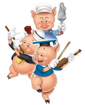 3 Pigs, Pig Clipart, Pig Statue, The Three Little Pigs, Pig Character, Epic Mickey, Disney Cartoon Characters, Disney Wiki, Pig Cartoon