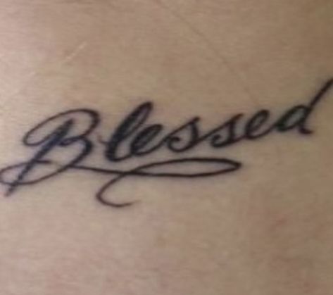 Blessed Tattoos, Side Hand Tattoos, Unique Wrist Tattoos, Cute Tats, 4 Tattoo, Hand Tattoos For Women, Stylist Tattoos, Discreet Tattoos, Elegant Tattoos