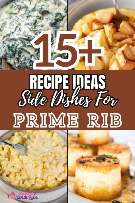 Prime Rib Thanksgiving Dinner Sides, Side Dishes For Prime Rib, Prime Rib Side Dishes, Slow Cooker Prime Rib, Prime Rib Sauce, Leftover Prime Rib Recipes, Rib Dinner, Thanksgiving Favorites, Prime Rib Dinner