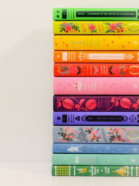 bookshelves rainbow bookshelves bookshelves book girl bookworm aesthetic reading books aesthetic reader aesthetic girl girl in library aesthetic Illustration Art Nouveau, A Stack Of Books, Bookstagram Inspiration, Book Spine, Beautiful Book Covers, Stack Of Books, Book Nooks, Classic Books, I Love Books