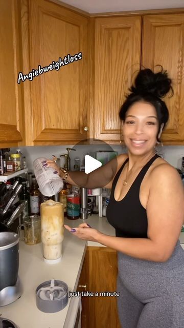 Ang Marie on Instagram: "1 Tablespoon instant coffee granules 1 tablespoon brown sugar, Stevia 1/4 cup cild water shake: i use 1 cup of water 1 & 1 cup of unsweetened almond milk blended with 1 scoop of protein powder @devotionnutrition Protein or you can use a 12 oz premade shake SF Coconut syrup #proffee #100poundsdown #fitover40 #caloriedeficit" Instant Coffee Protein Shake, Coffee Protein Shake, Coconut Syrup, Protein Mix, Coffee Granules, Protein Power, Fit Over 40, Cup Of Water, Calorie Deficit