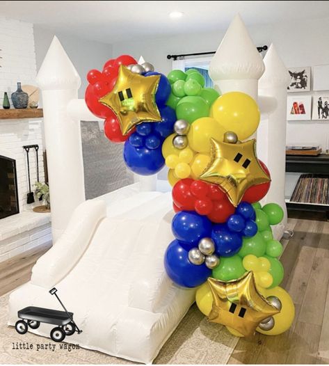 Gaming Balloon Arch, Mario Theme Balloon Garland, Mario Brothers Balloon Decorations, Mario Bro Balloon Garland, Mario Brothers Balloon Arch, Mario Party Balloon Arch, Mario Birthday Party Balloon Arch, Super Mario Bros Balloon Arch, Mario Birthday Balloon Arch