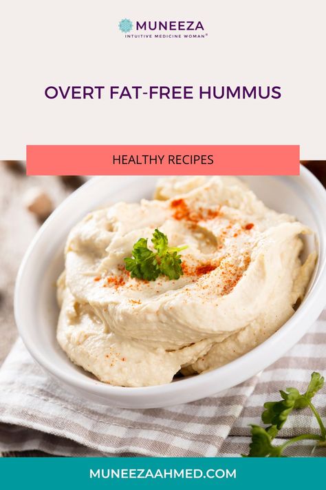 Overt Fat Free Hummus Fat Free Hummus Recipe, Fat Free Meals, Vegan Dressings, Fat Free Recipes, Fitness Meals, Fancy Appetizers, Starch Solution, Vegan Dressing, Healthy Fitness Meals