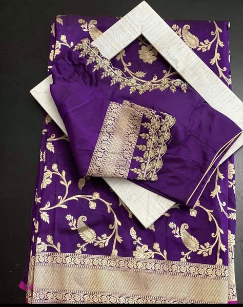 Banarsi Saree Latest Design, Beneras Blouse Designs, Maggam Work On Benaras Blouse, Banaras Pattu Blouse Designs, Banarasi Blouse Work Designs, Banaras Silk Saree Blouse Designs, Benares Saree Blouse Designs, Benaras Blouse Designs Latest, Benaras Blouse Designs