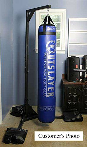 AmazonSmile : Muay Thai Heavy Bag Stand 350lbs Capacity. Heavy Duty Punching Bag Stand with 4 Sand Bags : Punching Bag Hangers : Sports & Outdoors Heavy Bag Mount, Boxing Bag Stand, Ruang Gym, Punching Bag Stand, Bag Hangers, Heavy Bag Stand, Freestanding Punching Bag, Home Gym Set, Boxing Bag