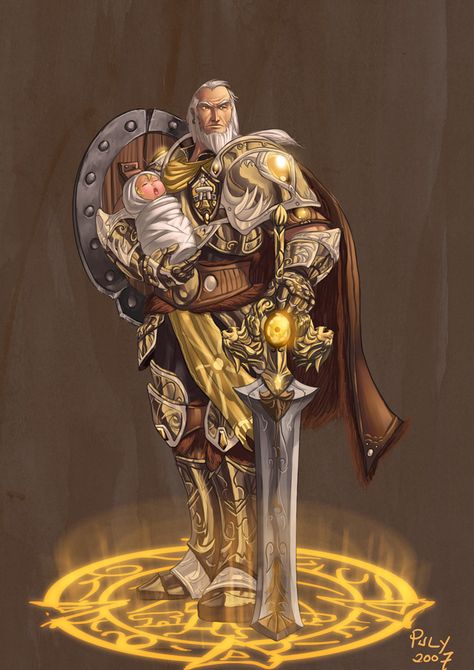 Anduin Lothar, Lion of Azeroth by pulyx.deviantart.com on @DeviantArt Warcraft Movie, Warcraft Art, Heroic Fantasy, Blizzard Entertainment, Skyfall, Fantasy Armor, Wow Art, Game Inspiration, Fantasy Warrior