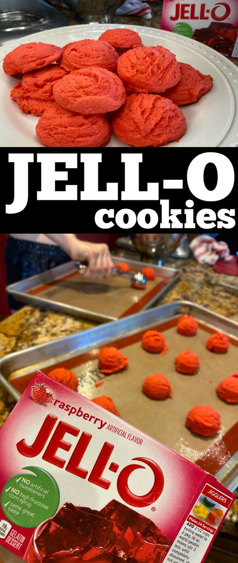 Jello Cookies Recipe, Jello Cookies, How To Make Jello, Recipe For Kids, Favorite Cookie Recipe, Jell O, Cookie Mix, Mind Body And Soul, Fun Cookies