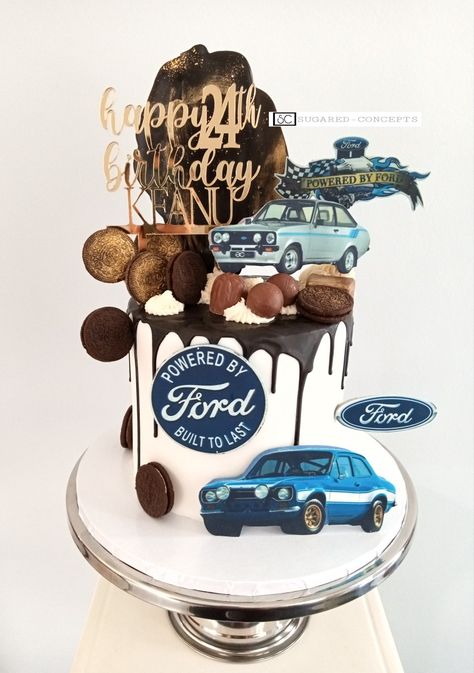 Vintage Car Cakes For Men, Car Theme Cake For Men, Ford Mustang Cake, Inauguration Cake, Car Themed Cake, Mustang Cake, Car Cakes For Men, Groomsman Cake, Man Cakes