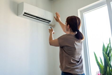 What to Know About Wall Air Conditioners Wall Mount Ac Unit, Wall Ac Unit, Wall Mounted Air Conditioner, Wall Air Conditioner, Air Conditioner Units, Diy Dresser Makeover, Ductless Mini Split, Portable Air Conditioners, Diy Accent Wall