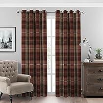 Tartan Curtains, Plaid Curtains, Quality Curtains, Modern Window, Drape Panel, Curtains For Living Room, Christmas Bedroom, Modern Windows, Window Panels