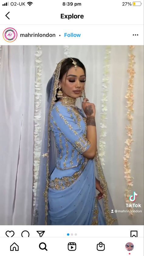 Dekha Dekhi Outfit, Hijabi Lehenga, Desi Hijabi, Culture Appreciation, Asian Fits, Eid Fits, Nikkah Ideas, Designer Dresses Couture, Nikkah Wedding