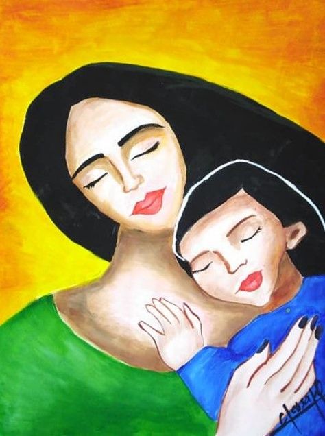 Acrylic paint on oslo paper. Oslo Paper, Mother And Child, Acrylic Paint, Snow White, Acrylic Painting, Paint, Disney Princess, Disney Characters, Disney