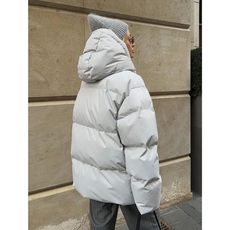 Fashion Coat With Removable Hood Cotton Jacket Winter Warm Windproof #womensfashion #woman #feshion #modastyle #business #healthylifestyle #instagram #portugal #korea #dubai #women #germany🇩🇪 #beautiful #switzerland #polishgirl #monaco🇮🇩 #mexico #italy Oversized Puffer, Winter Outwear, Pockets Fashion, Hooded Parka, Padded Coat, Cotton Coat, Parka Coat, Cardigan Fashion, Solid Clothes