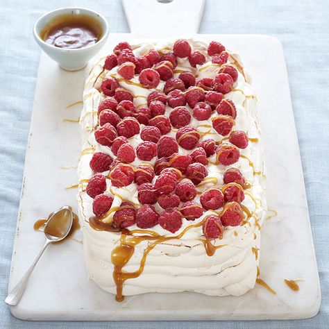 Recipes | Mary Berry Pistachio And Raspberry, Mary Berry Cakes, Aga Recipes, Raspberry Pavlova, British Baking Show Recipes, Mary Berry Recipe, Dessert Original, Freezer Recipes, Butterscotch Sauce