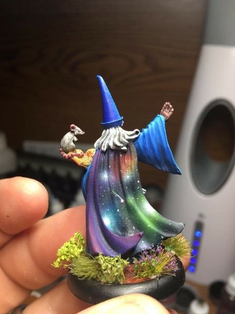 Dnd Miniatures Painting, Wizard Reference, Warhammer Bases, Celestial Animals, Painting Warhammer, Painting Figurines, Dungeons And Dragons Figures, Dnd Mini, Dnd Minis