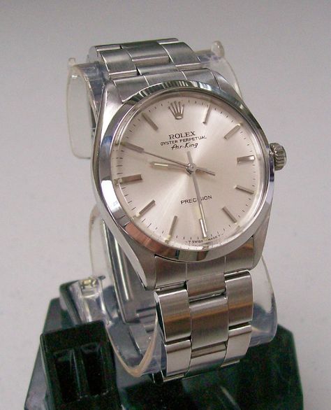 FS: ROLEX AIR KING OYSTER PERPETUAL 5500 AUTOMATIC King Oyster, Nice Watch, Air King, Rolex Air King, Expensive Watches, Watch Winder, Rolex Models, Vintage Rolex, Rolex Oyster Perpetual