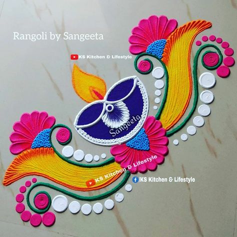 Creative Rangoli Designs For Diwali, Modern Rangoli, Rangoli Designs Videos, Rangoli Designs For Competition, Simple Rangoli Designs, Easy Rangoli Designs Videos, Very Easy Rangoli Designs, Rangoli Designs Photos, Rangoli Designs Simple Diwali