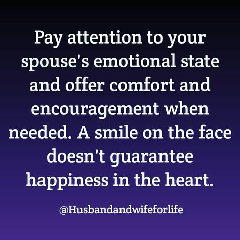 Husband and Wife for Life® on Instagram: “Pay attention.  . . . #payattention #encourage #emotions #spouse #love #family #marriage #married #justwed #fiance #engaged #datenight…” Healthy Marriage Quotes, Marriage Motivation, Powerful Messages, Positive Affirmations For Kids, Healing Journaling, Broken Marriage, Affirmations For Kids, Wife Quotes, Godly Marriage