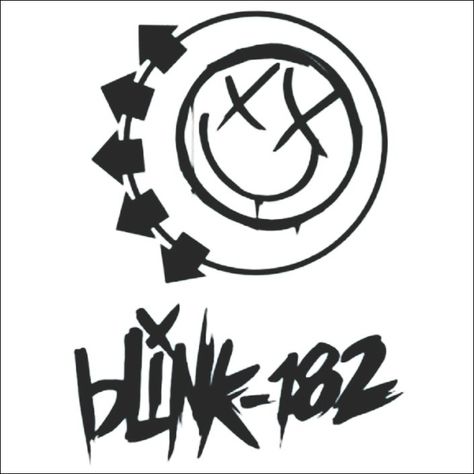 blink-182 Logo Blink 182 Shirt Design, Blink 182 Nails Design, Blink 182 Drawings, Blink 182 Logo Tattoo, Blink182 Tattoo, Punk Logo Design, Blink 182 Nails, Blink 182 Aesthetic, Blink 182 Album Cover