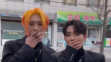 Mingi And Hongjoong, Mingi Hongjoong, Hongjoong Mingi, Ateez Meme, Pirate Kids, Ateez Hongjoong, Lil Boy, Rap Lines, Best Kpop