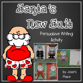 Design a new suit for Santa! New Suit For Santa School Project, Santa’s New Suit School Project, Santa In Disguise Project, Santa Disguise Project, Santa Day At School, Persuasive Writing Activities, Persuasive Letter, December Kindergarten, Kindergarten Projects