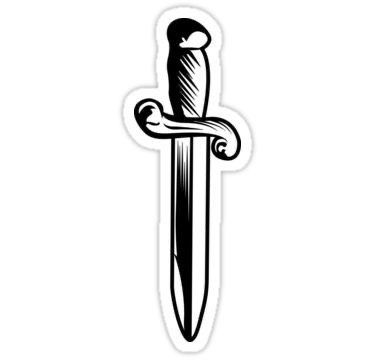 Savage Tattoo, Knife Sticker, Knife Drawing, Knife Tattoo, Engraved Pocket Knives, Tattoo Templates, Dagger Tattoo, 21 Savage, Tattoo Flash Art