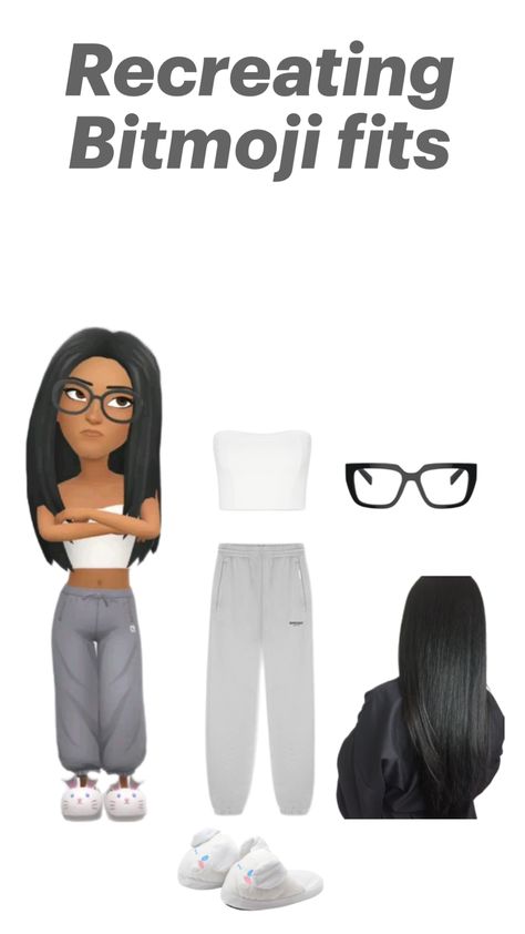 Recreating Bitmoji fits 🩶🖤🩶!!! #fyp #outfitinspo #outfit #bitmoji #recreatingoutfit #bitmojifits Alt Bitmoji Outfits, Bitmoji Winter Outfits, Pretty Bitmoji Ideas, Bitmoji Fits, Cute Snapchat Bitmoji Ideas, Emoji Clothes, Snapchat Avatar, Bitmoji Outfits, Snap Streak