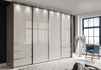 Contemporary Designer Wardrobes - Head2Bed UK Wardrobe Laminate Design, Wall Wardrobe, Sliding Door Wardrobe Designs, Wall Wardrobe Design, Design Ložnic, Wardrobe Design Modern, Contemporary Bedroom Furniture, Wardrobe Door Designs, Sliding Wardrobe Doors