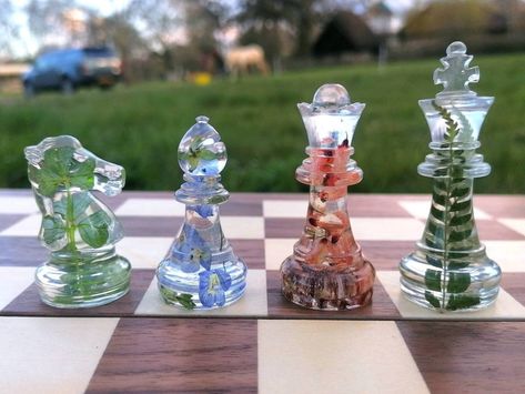 Blue Corn Flower, Large Chess Set, Botanical Resin, Corn Flower, Board Pictures, Flora Flowers, Red Carnation, Blue Corn, Chess Sets