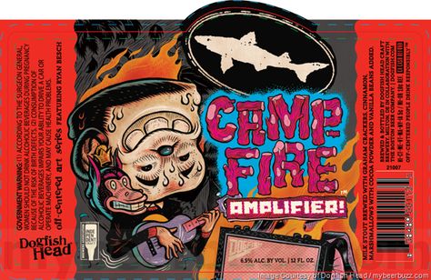 Dogfish Head, Beer Labels, Art Series, Mens Band, Brand Packaging, Campfire, Craft Beer, Comic Book Cover, Beer