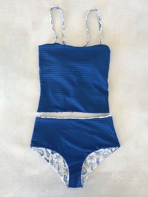 Saylor - Reversible Tankini - $86 *PREORDER* – Rad Swim Cute Bathing Suits One Piece, Modest Two Piece Bathing Suits, One Piece Swimsuit Aesthetic, Cute Tankinis, Tankini Aesthetic, Preppy Swimsuit, Baithing Suits, Beachy Outfits