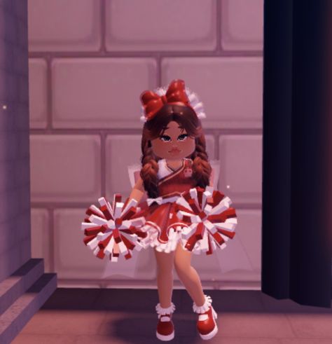 Royal High Cheerleader, Royale High Cheerleader Outfit, Roblox Royale High Outfits, Royale High Outfits, Cheer Music, Roblox Dance, High Pics, Roblox Royale High, Outfit Ideas Grunge