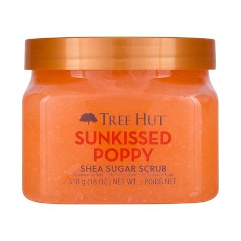 Tree Hut Sunkissed Poppy Shea Sugar Body Scrub - 18oz Tree Hut Sugar Scrub, Tree Hut Body Scrub, Pinterest Wishlist, Tree Hunt, Basic Accessories, Makeup Beauty Room, Bath And Body Perfume, Best Body Scrub, Preppy Makeup