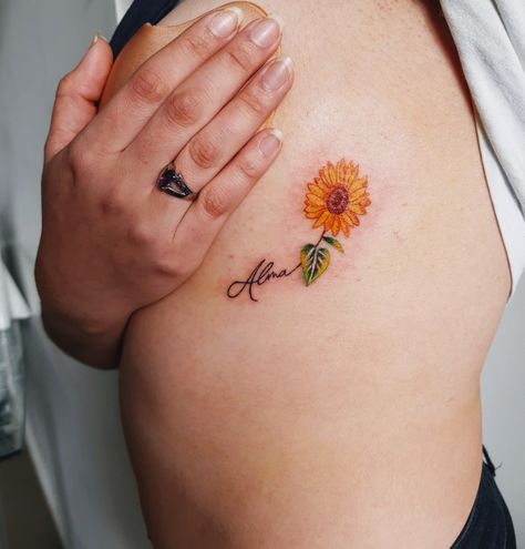 M Initial Tattoo, Tattoo With Sunflower, Miss You Dad Quotes, Tattoo Sunflower, M Initial, Miss You Dad, Initial Tattoo, Dainty Tattoos, Dad Quotes