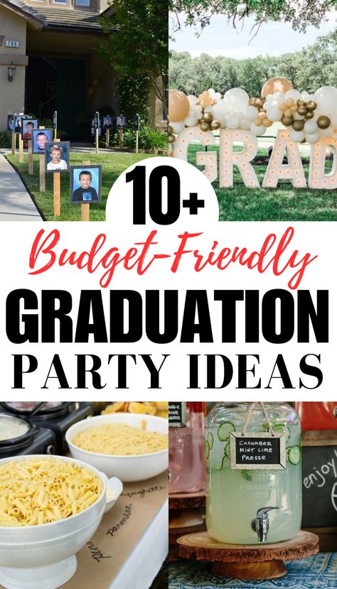 backyard graduation party Budget Graduation Party Ideas, Grade 8 Graduation Party Ideas, Grad Party On A Budget, Graduation Party Ideas On A Budget, Backyard Bbq Graduation Party, Graduation Party On A Budget, Graduation Party Backyard, Backyard Graduation Party Ideas, Graduation Party Drinks