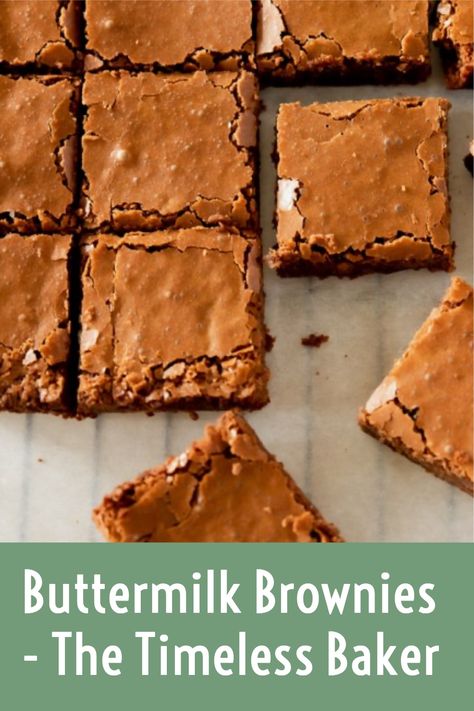 Buttermilk Brownies Recipes, Buttermilk Dessert Recipes, Buttermilk Brownies, Milk Chocolate Brownies, Chocolate Chip Bars, Buttermilk Recipes, Chocolate Chip Cookie Bars, Buttery Cookies, Brown Hairstyles