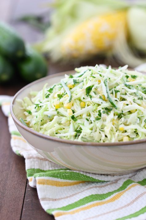 Crunchy Cabbage Cucumber Salad - Olga's Flavor Factory Cabbage Cucumber Salad, Potluck Side Dishes, Cabbage Salad Recipes, Salad Easy, Cucumber Recipes Salad, Cabbage Salad, Green Cabbage, Cabbage Recipes, Favorite Side Dish