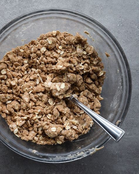 Oatmeal Crunch Topping, Oatmeal Crumble Topping Apple Crisp, Apple Crumble Topping Oats, Oatmeal Cobbler Topping, Apple Pie Topping Crumble Oatmeal, Crumble Topping Recipe Oatmeal, Small Batch Crumble Topping, Oatmeal Crumb Topping For Pie, Quick Crumble Topping