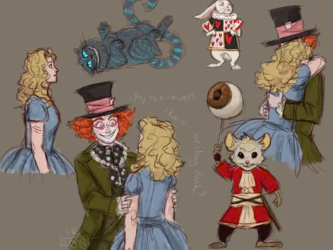 Alice Aesthetic, Mad Hatter Disney, Alice In Wonderland Fanart, Movie Franchises, Alice In Wonderland Room, Alice In Wonderland Drawings, Atlantis The Lost Empire, Mother Board, The Mad Hatter