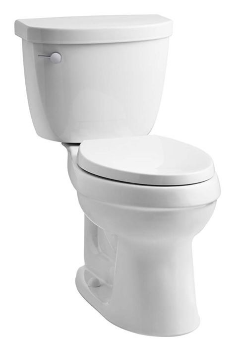 fresh classic vintage toilet Farmhouse Powder Room, Powder Room Renovation, Comfort Room, Kohler Toilet, Powder Room Makeover, White Two Piece, Chair Height, Flush Toilet, Ship Lap Walls