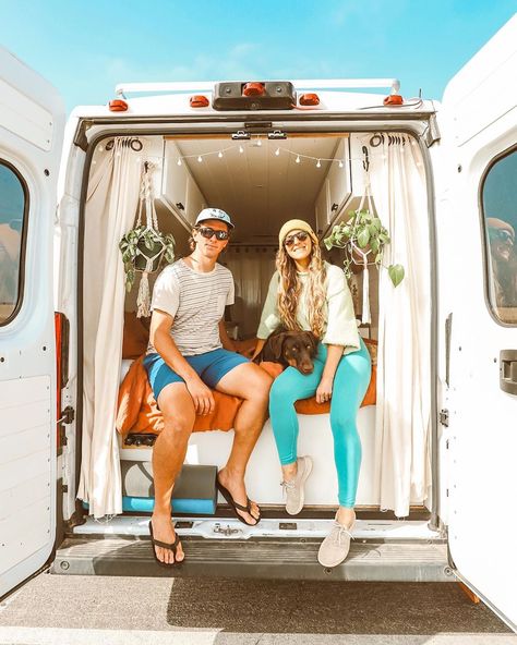 Court And Nate, Van Life Videos, Half Photo, Labrador Mix, Living On The Road, Van Build, Running On The Beach, Instagram People, Build Your Own House