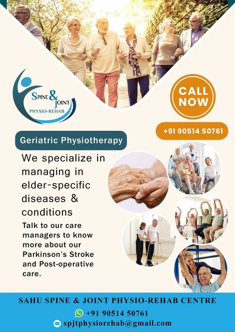 Our Geriatric Physiotherapy covers a wide area of problem concerning the Elderly. #geriatricphysio#seniocitizenkolkata#spinejointkolkata Geriatric Physiotherapy, Disease