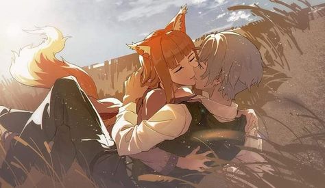 Spice And Wolf Holo, Fox Running, Dragon Age Rpg, Spice And Wolf, Wolf Wallpaper, Fox Girl, Anime Wolf, Wolf Art, Dragon Age