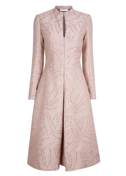 undefined via Claire Mischevani, Pleated Coat, Pleat Dress, Pink Parties, Donate To Charity, Creative Home, British Style, Fast Fashion, Coat Dress