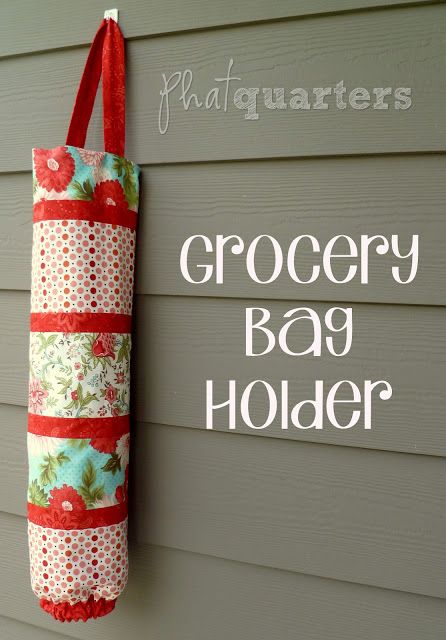 DIY Grocery Bag Holder... I need one of this! phatquaters.com Diy Sy, Grocery Bag Holder, Sew Ins, Beginner Sewing Projects Easy, Sewing Skills, Sewing Projects For Beginners, Easy Sewing Projects, Love Sewing, Sewing Gifts