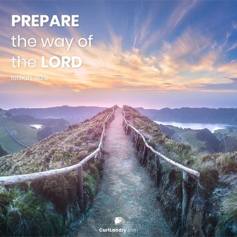 "The voice of one crying in the wilderness: 'Prepare the way of the Lord; make straight in the desert a highway for our God.'" ─ Isaiah 40.3 Prepare The Way Of The Lord, Isaiah 40 3, Isaiah 1, Scripture Pictures, Jesus Name, Names Of God, The Wilderness, Daily Bread, In The Desert